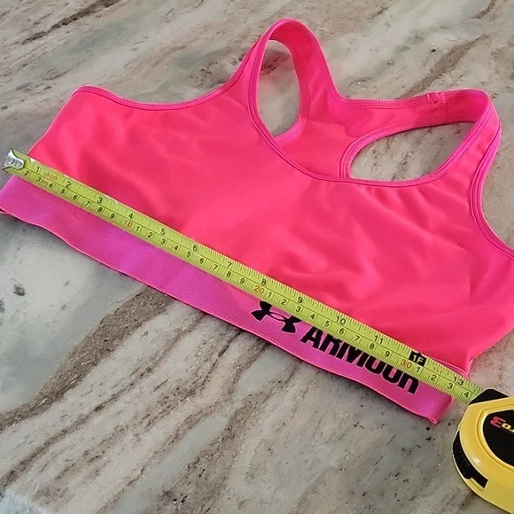 Under Armour Sports Bra Hot Pink - Picture 7 of 7